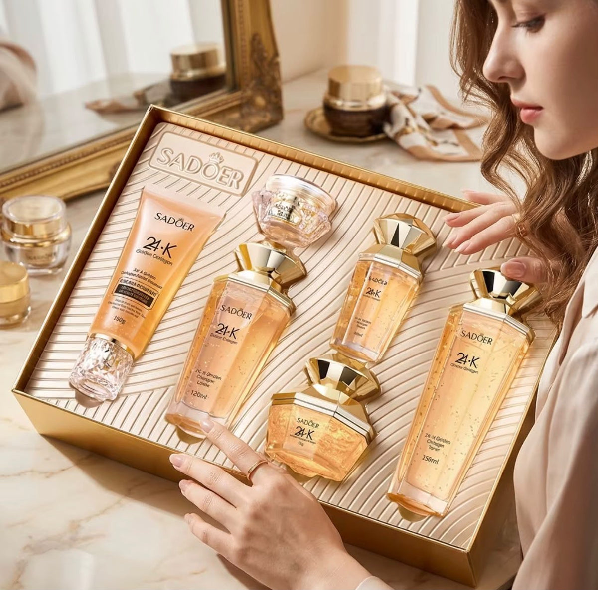 24k Gold Collagen Glow Beauty Set